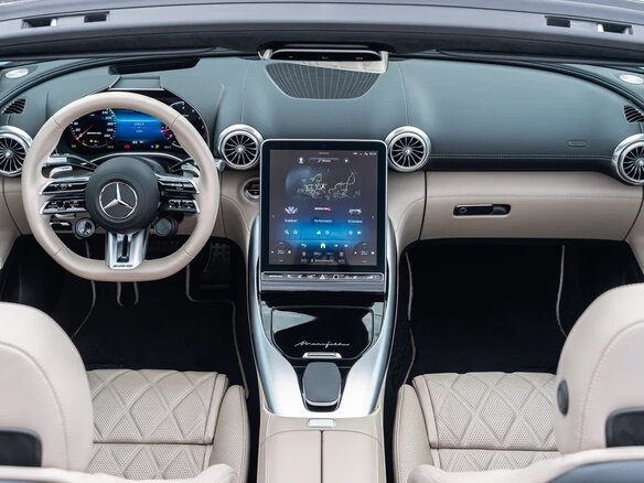 2024 Mercedes-Benz SL-Класс AMG 63 AMG IV (R232), голубой - вид 36