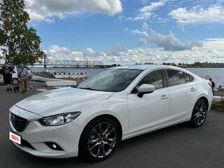 2016 Mazda 6 III (GJ) Рестайлинг, белый, 1690000 рублей, вид 1