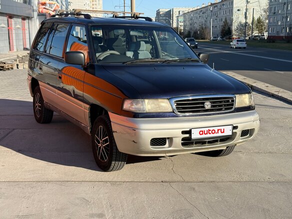 1996 Mazda MPV I (LV), синий, 350000 рублей