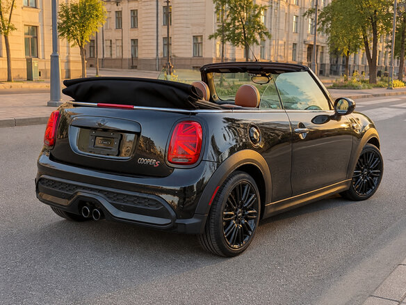 2024 Mini Cabrio Cooper S III Рестайлинг 2, чёрный, 2500000 рублей - вид 11