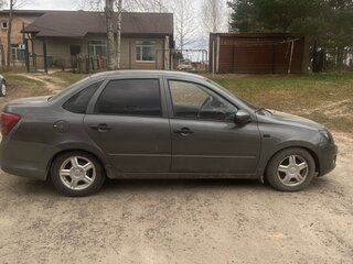 2013 Lada (ВАЗ) Granta I, серебристый, 330000 рублей, вид 3