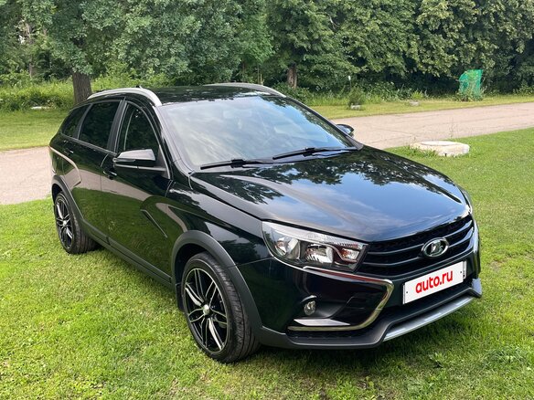 2022 Lada (ВАЗ) Vesta SW I, чёрный, 1600000 рублей - вид 1