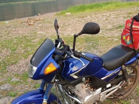 2012 Yamaha YBR125, синий, 150000 рублей, вид 3