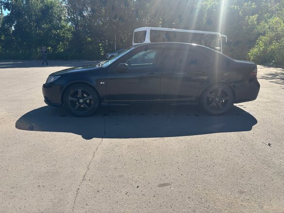 2008 Saab 9-3 II Рестайлинг, чёрный, 450000 рублей - вид 4