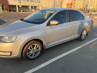 2014 Skoda Rapid I, серебристый, 835000 рублей, вид 3