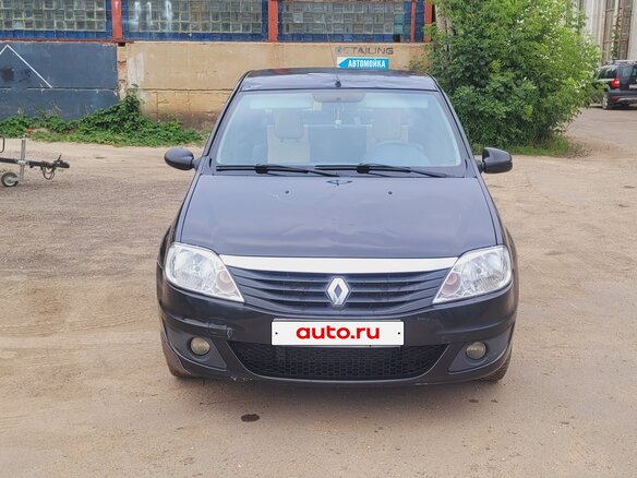 2012 Renault Logan I Рестайлинг, чёрный, 400000 рублей