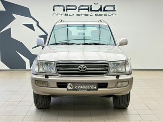 2003 Toyota Land Cruiser 100 Series Рестайлинг 1, серый, 1819900 рублей, вид 4