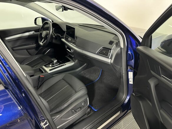 2021 Audi Q5 45 TFSI II (FY) Рестайлинг, синий, 4100000 рублей - вид 13