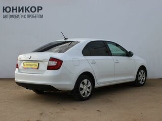 2018 Skoda Rapid I Рестайлинг, белый, 1329000 рублей, вид 5
