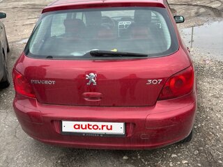 2007 Peugeot 307 I Рестайлинг, красный, 300000 рублей, вид 2