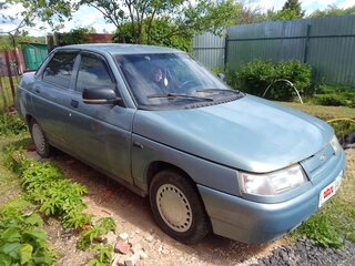 2002 Lada (ВАЗ) 2110, голубой, 150000 рублей, вид 1