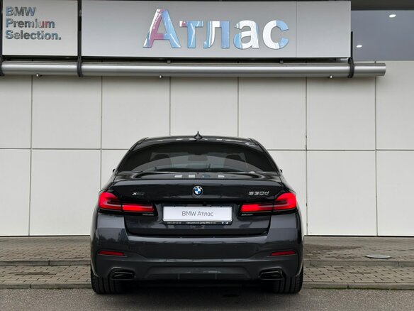 2021 BMW 5 серии 530d xDrive VII (G30/G31/G38) Рестайлинг, серый, 7390000 рублей - вид 3