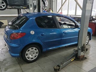 2006 Peugeot 206, синий, 599000 рублей, вид 4