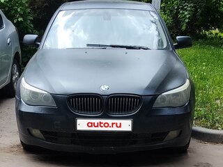 2008 BMW 5 серии 525i V (E60/E61) Рестайлинг, чёрный, 900000 рублей, вид 1