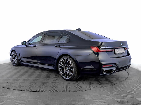 2021 BMW 7 серии Long 750Li xDrive VI (G11/G12) Рестайлинг, синий, 6750000 рублей - вид 7