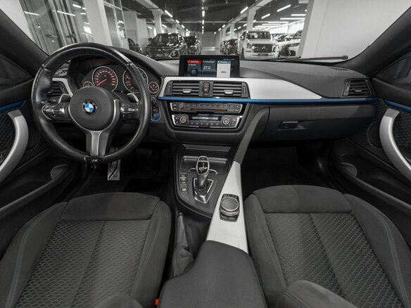2017 BMW 4 серии 420d xDrive F32/F33/F36 Рестайлинг, синий, 2840000 рублей - вид 7