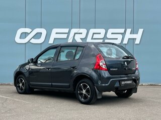 2011 Renault Sandero I, серый, 385000 рублей, вид 2