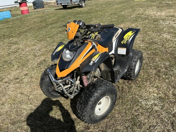 2015 Stels ATV-50, оранжевый, 35000 рублей - вид 3