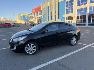 2011 Hyundai Solaris I, чёрный, 690000 рублей, вид 1