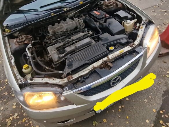 2001 Mazda 323 VI (BJ) Рестайлинг, серый, 110000 рублей - вид 13