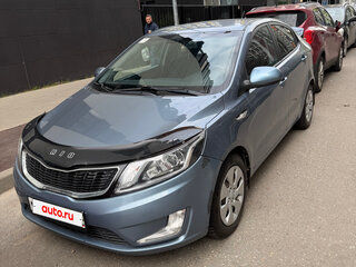 2013 Kia Rio 4-speed III, голубой, 950000 рублей, вид 2