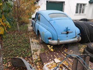 1955 ГАЗ М-20 «Победа», голубой, 95000 рублей, вид 2