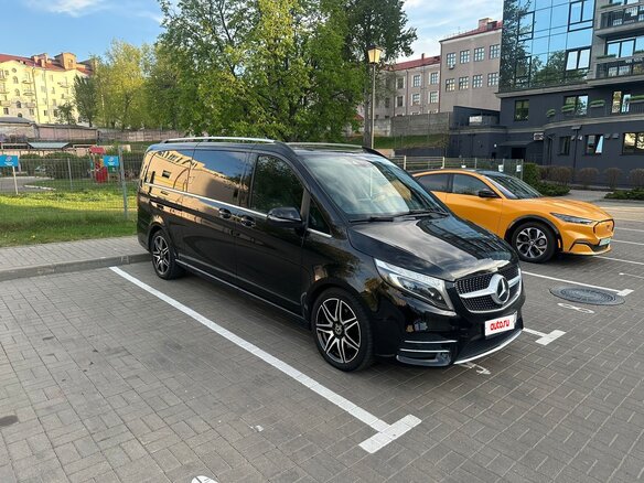 2020 Mercedes-Benz V-Класс Extra Long 250 d экстра длинный III (W447) Рестайлинг, чёрный, 5100000 рублей - вид 2