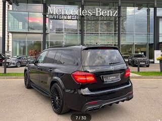 2016 Mercedes-Benz GLS AMG 63 AMG I (X166), чёрный, 4480000 рублей, вид 4