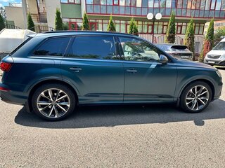 2021 Audi Q7 45 TDI II (4M) Рестайлинг, синий, 9000000 рублей, вид 3