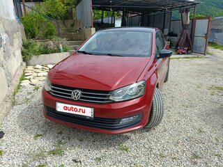 2018 Volkswagen Polo V Рестайлинг, пурпурный, 1400000 рублей, вид 1