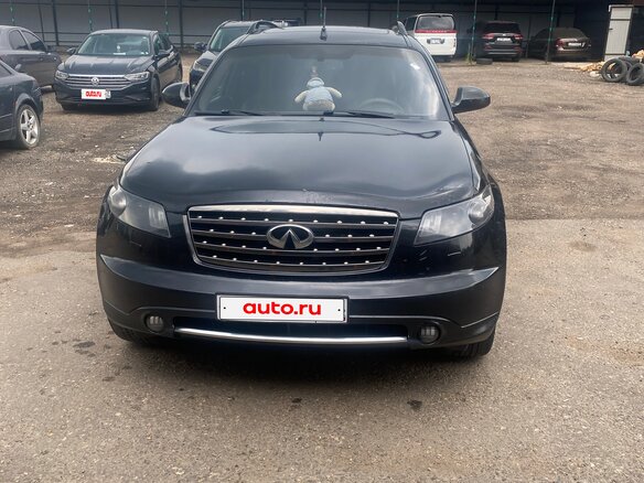 2008 Infiniti FX35 I (S50) Рестайлинг, чёрный, 930000 рублей - вид 1