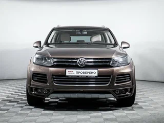 2012 Volkswagen Touareg II, коричневый, 1950000 рублей, вид 2