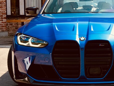2021 BMW M3 Competition Package VI (G80), синий, 7900000 рублей, вид 2