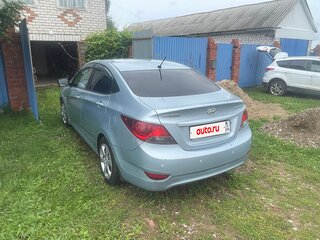 2011 Hyundai Solaris I, голубой, 411000 рублей, вид 3