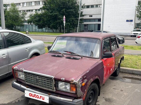 2003 Lada (ВАЗ) 2107, красный - вид 1