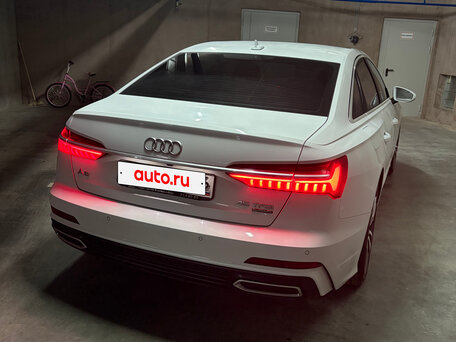 2021 Audi A6 45 TFSI V (C8), белый, 4800000 рублей, вид 4