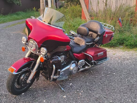 2013 Harley-Davidson Electra Glide, красный, 1550000 рублей - вид 1