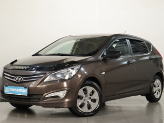 2015 Hyundai Solaris I Рестайлинг, коричневый, 839000 рублей, вид 3