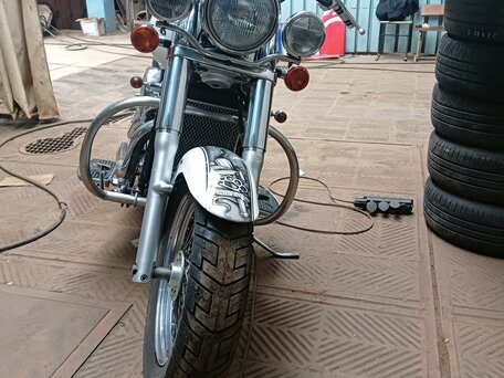 1997 Kawasaki VN800 Vulcan, белый, 360000 рублей, вид 5