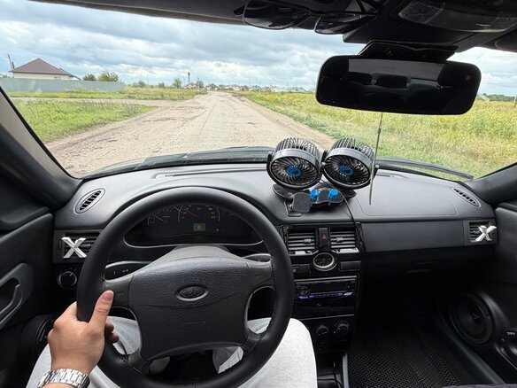 2009 Lada (ВАЗ) Priora I, серый, 270000 рублей - вид 6