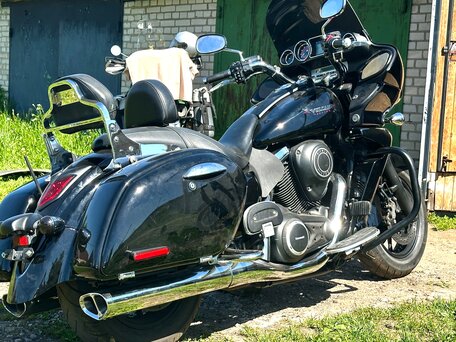 2010 Kawasaki VN1700 Vulcan, чёрный, 780000 рублей, вид 2