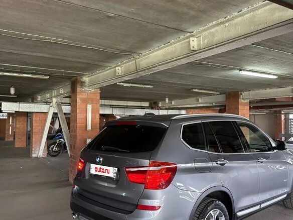 2017 BMW X3 20d xDrive II (F25) Рестайлинг, серый - вид 4