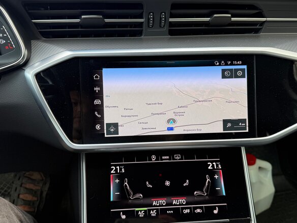2021 Audi A6 45 TFSI V (C8), белый, 4900000 рублей - вид 9