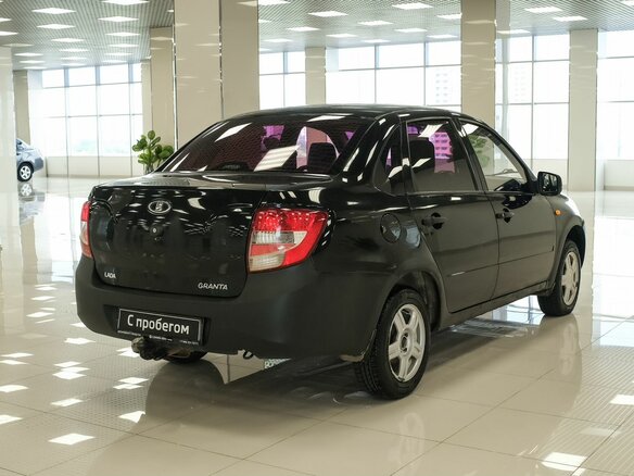 2013 Lada (ВАЗ) Granta I, чёрный - вид 1