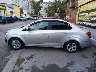2012 Chevrolet Aveo II, серебристый, 535000 рублей, вид 5
