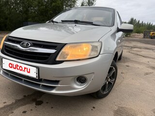 2012 Lada (ВАЗ) Granta I, серебристый, 360000 рублей, вид 5