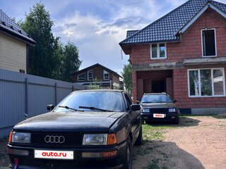1989 Audi 80 IV (B3), чёрный, 160000 рублей, вид 2