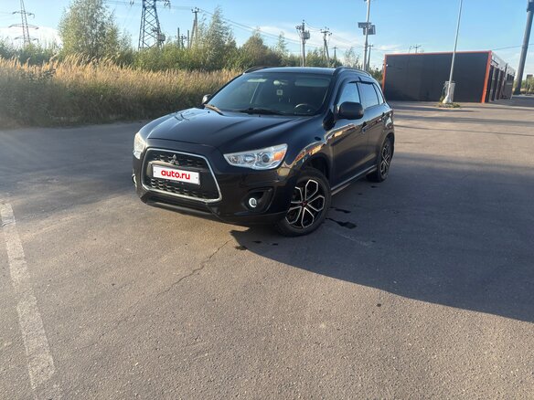 2013 Mitsubishi ASX I Рестайлинг, чёрный, 1430000 рублей
