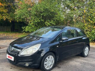 2007 Opel Corsa D, чёрный, 349500 рублей, вид 1