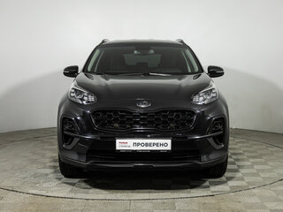 2021 Kia Sportage IV Рестайлинг, чёрный, 2349700 рублей, вид 2